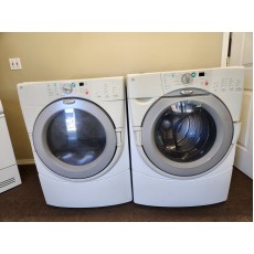 Reconditioned Whirlpool Duet front loader washer and electric dryer set $699