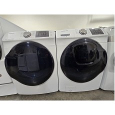 Reconditioned Samsung front loader washer and electric dryer set $699