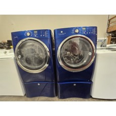 Refurbished Electrolux front loader washer and electric dryer set on Pedestals $799