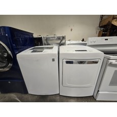 Refurbished LG front loader washer and electric dryer set $699