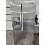 Reconditioned Kitchen Aid side by side refrigerator with water and ice maker $699